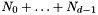 $N_0+\hdots+N_{d-1}$