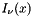 $I_{\nu}(x)$